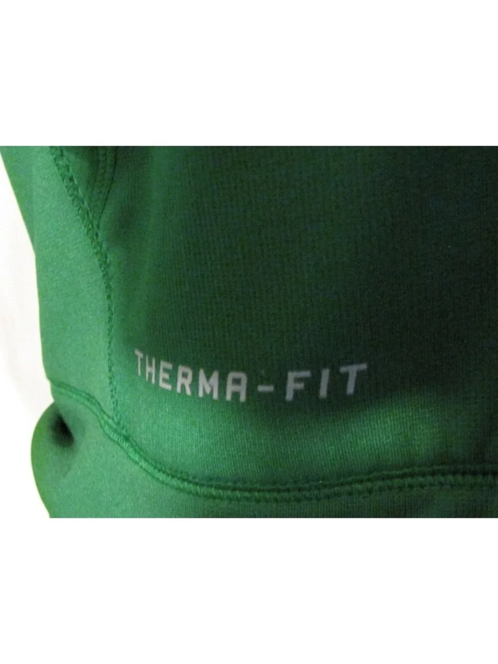 Nike Therma Fit L Green White Hoodie Sweatshirt Womens